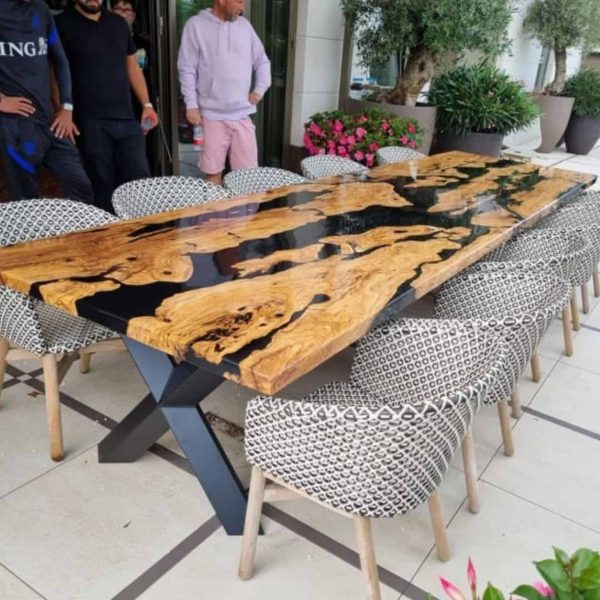 Epoxy tafel op maat