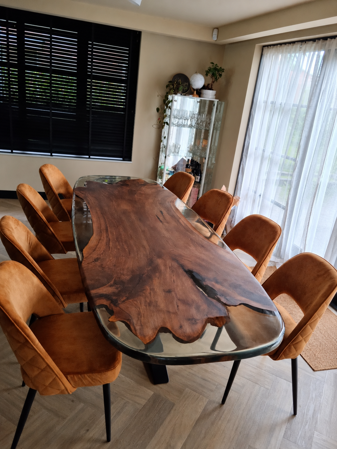Transparante epoxy tafel Transparante epoxy tafel
