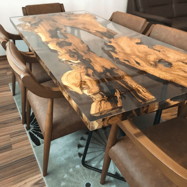 Epoxy tafel op maat - Afbeelding 2