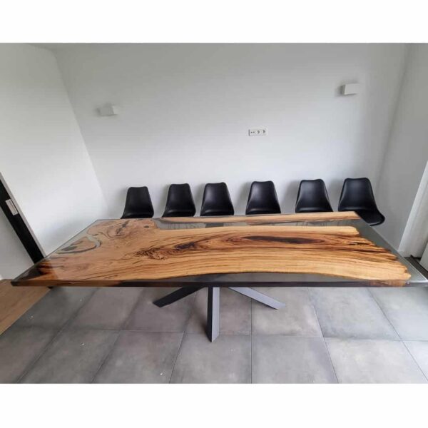 Epoxy tafel kastanje - Afbeelding 2