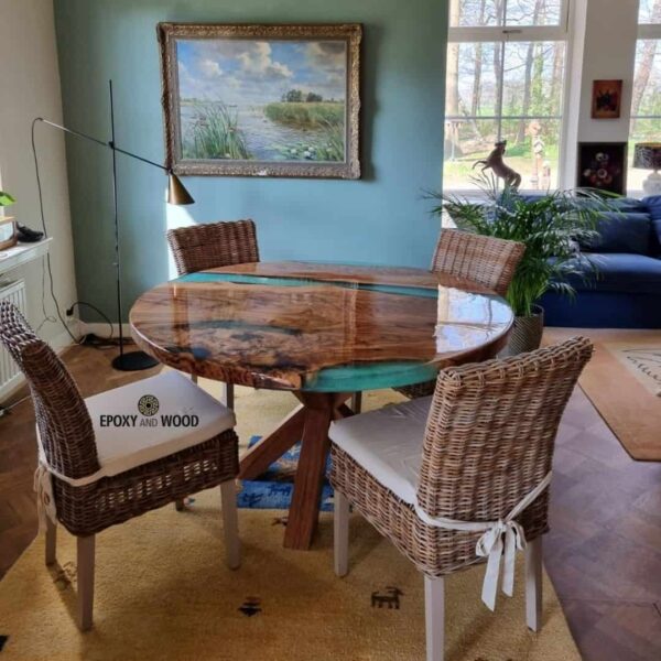 Ronde tafel epoxy - Afbeelding 2