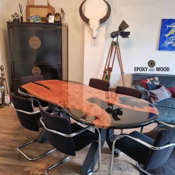Dinertafel epoxy - Afbeelding 3