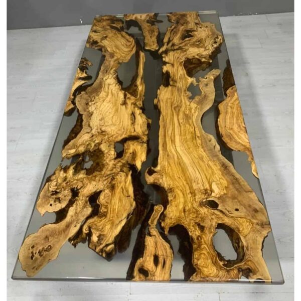 Epoxy tafel olijfhout