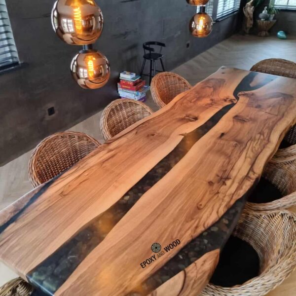 Epoxy rivier tafel - Afbeelding 3
