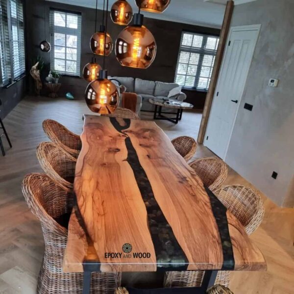 Epoxy rivier tafel - Afbeelding 2