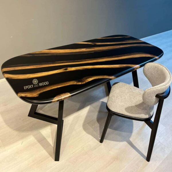 Epoxy tafel zwart