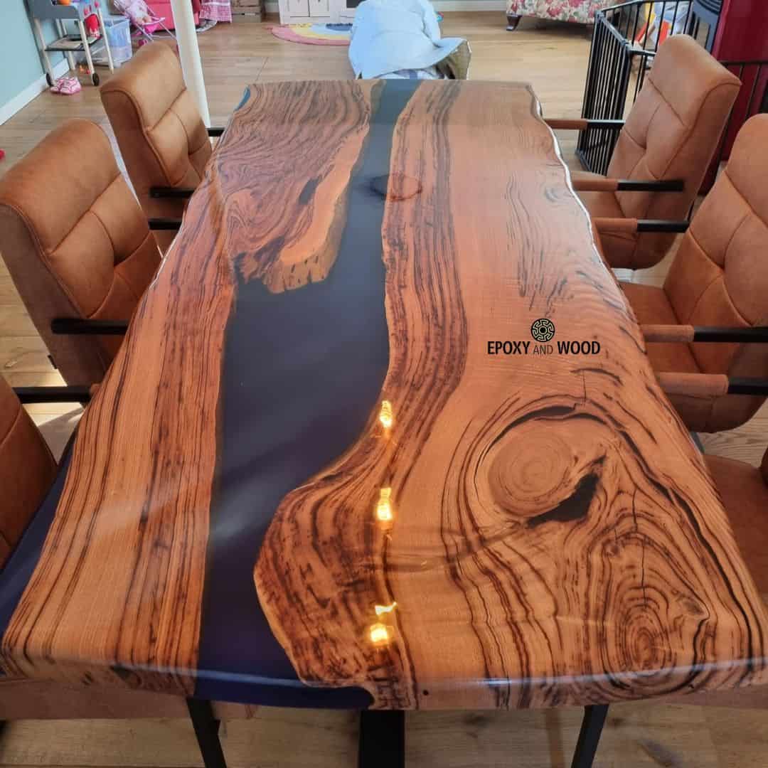 Epoxy hout tafel Epoxy and Wood