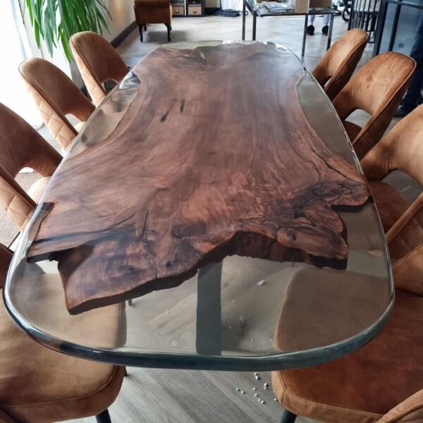 Transparante epoxy tafel - Afbeelding 3