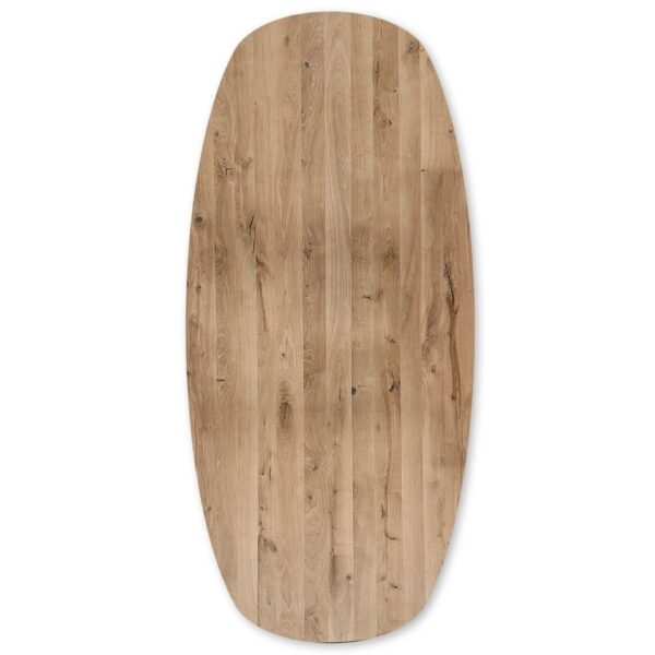 Eiken tafel Deens ovaal