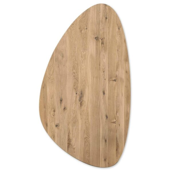 Eiken tafel Kiezel