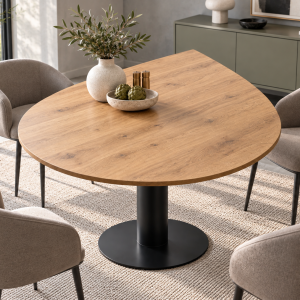 Eikenhouten tafel drop