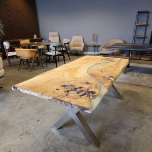 witte epoxy tafel