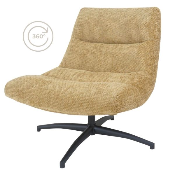 Fauteuil Flora - Mosterd