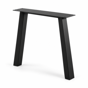 Kiezelvormige eiken tafel