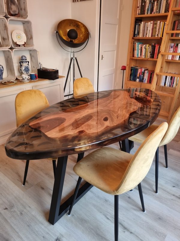 Epoxy tafel ovaal