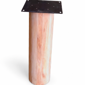 Kiezelvormige eiken tafel