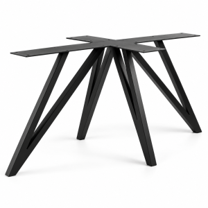 Kiezelvormige eiken tafel