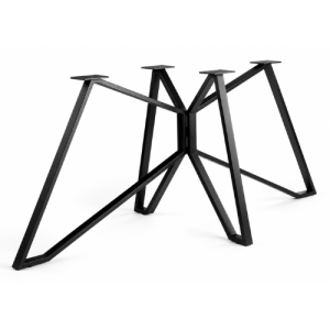 Kiezelvormige eiken tafel